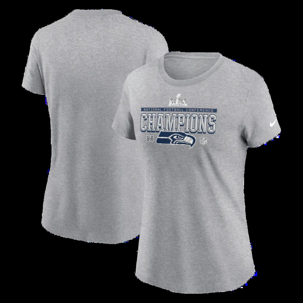 Men 2026 NFL Seattle Seahawks T-shirt grey 09->nfl t-shirts->Sports Accessory